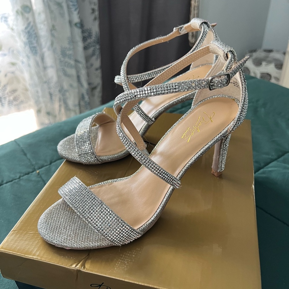 Silver heels